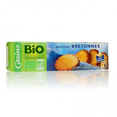 CASINO BIO Galettes bretonnes Bio 125g