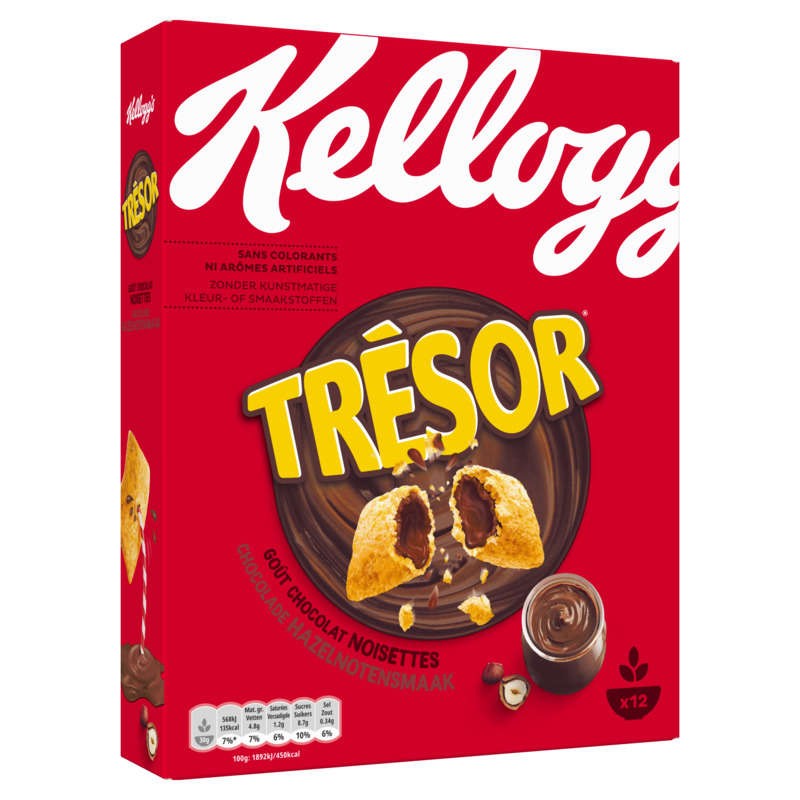 KELLOGG'S Céréales Trésor Chocolat Noisettes - 410g